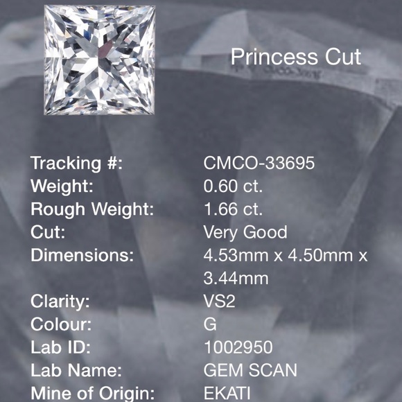 White Gold Canadian Diamond Bridal Set - Picture 9 of 9